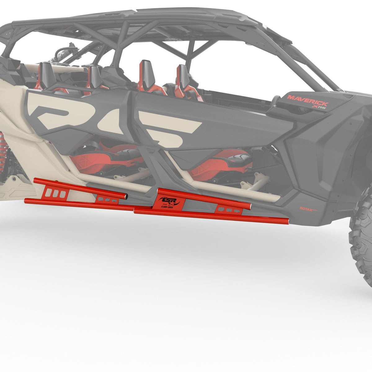 BRP Can-Am 715008848 Red Lonestar Racing Rock Sliders Maverick DS Turbo
