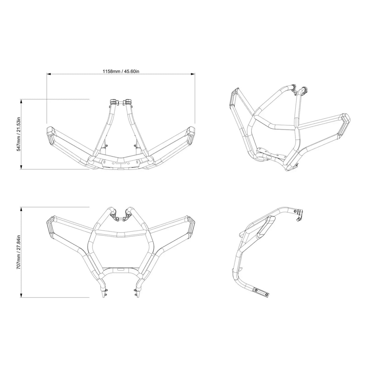 BRP Trail Front Bumper 715010071 additional view
