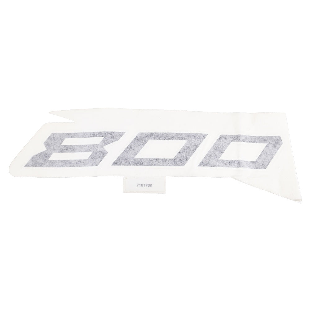 Polaris Silver Left Hand "800" Fender Decal 7181780