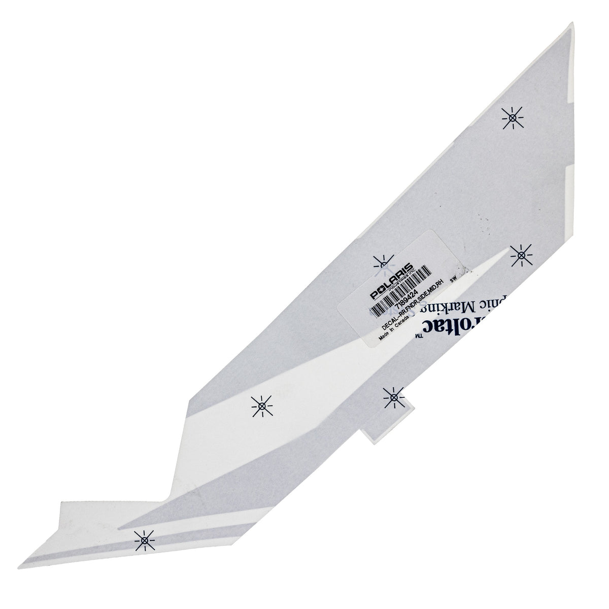 Polaris Rear Mid Right Hand Fender Decal 7189424 alternate view