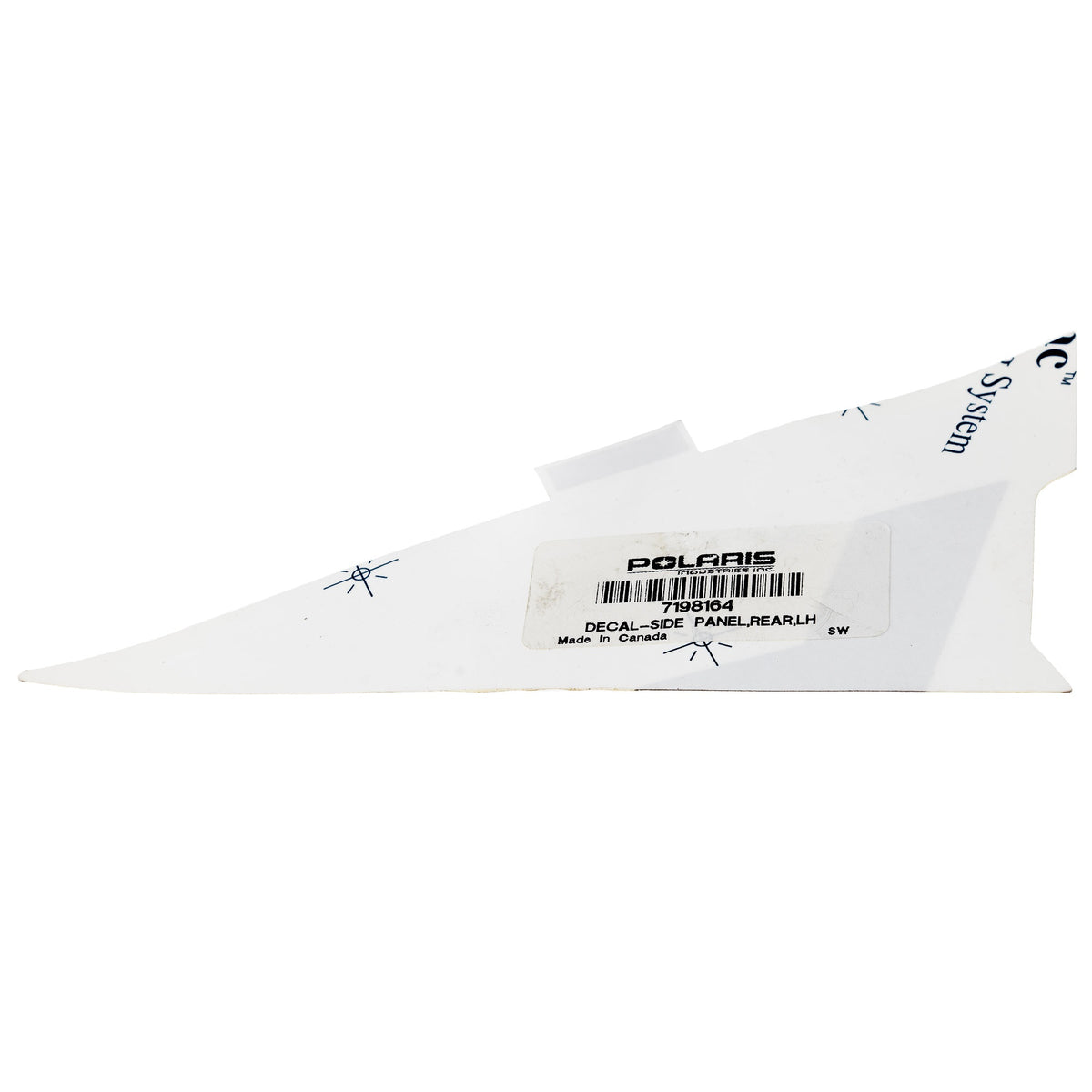 Polaris DECAL-SIDE PANEL REAR LH 7198164 Switchback Assault Patriot