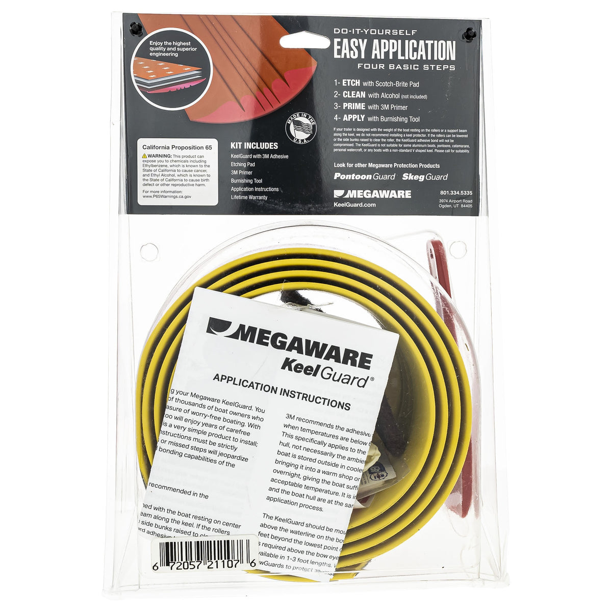 Megaware Megaware Keel Guard|Keelguard 7 Yellow 757172 additional view