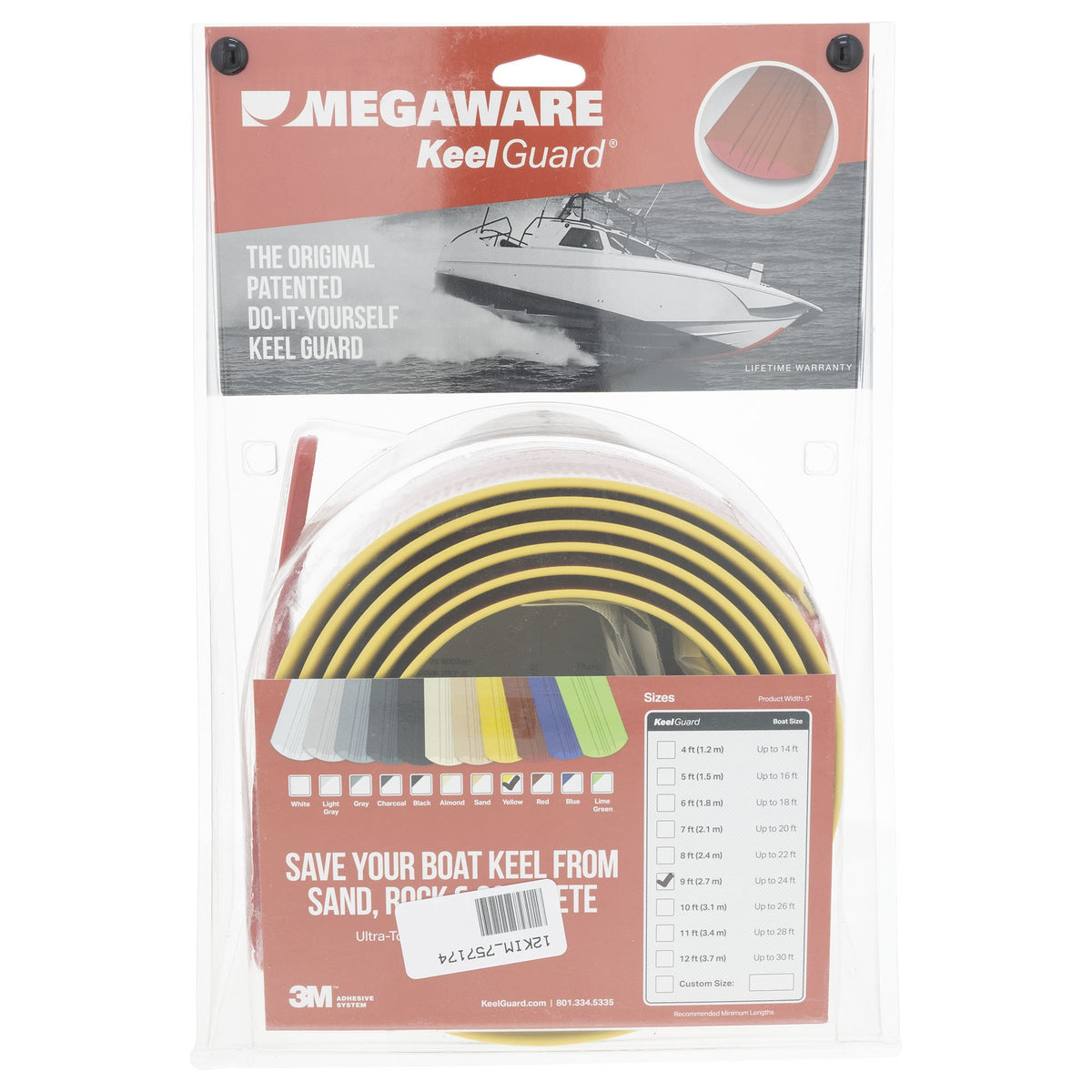 Megaware Megaware Keel Guard|Keelguard 9 Yellow 757174