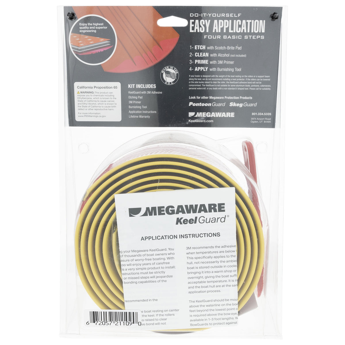 Megaware Megaware Keel Guard|Keelguard 9 Yellow 757174 alternate view