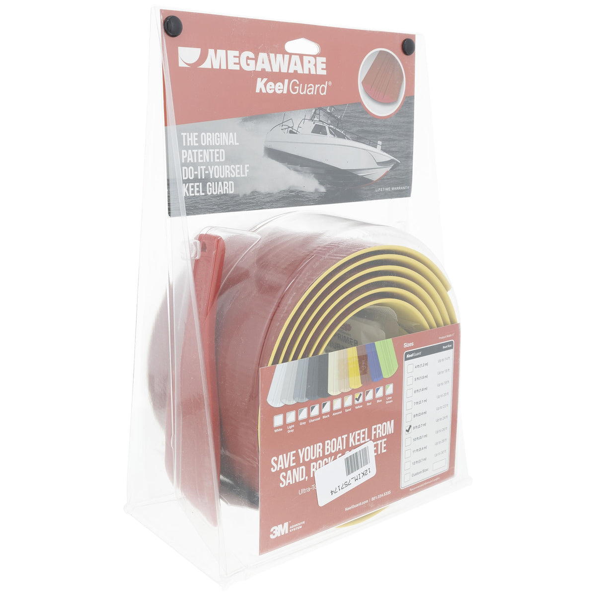 CKX Megaware Megaware Keel Guard|Keelguard 9 Yellow 757174