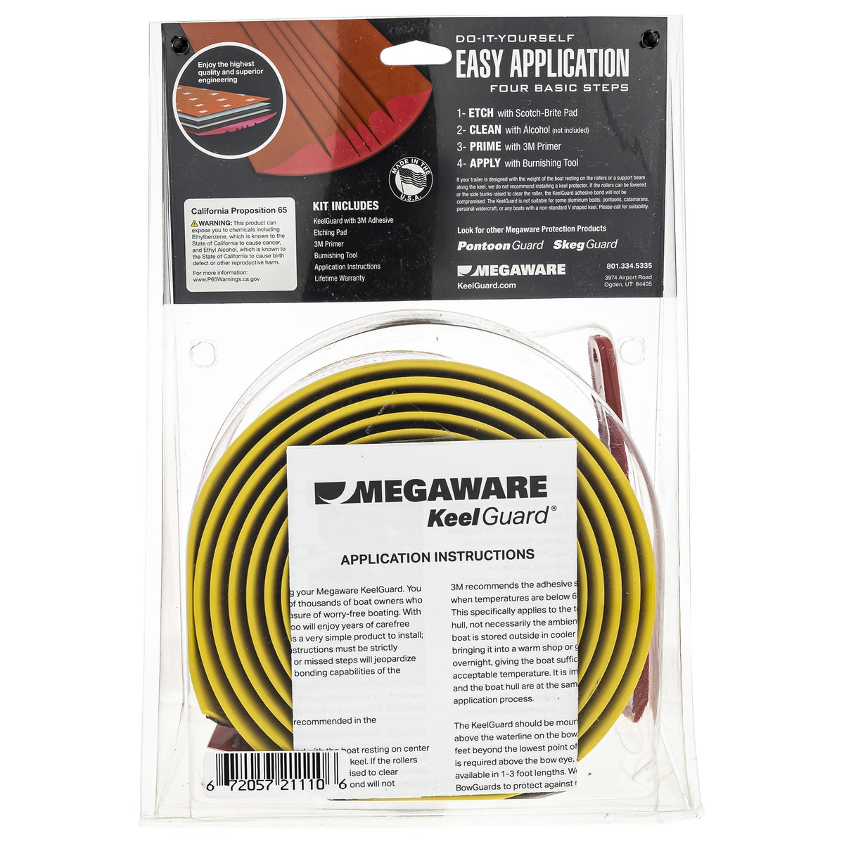 Megaware Megaware Keel Guard|Keelguard 10 Yellow 757175 additional view