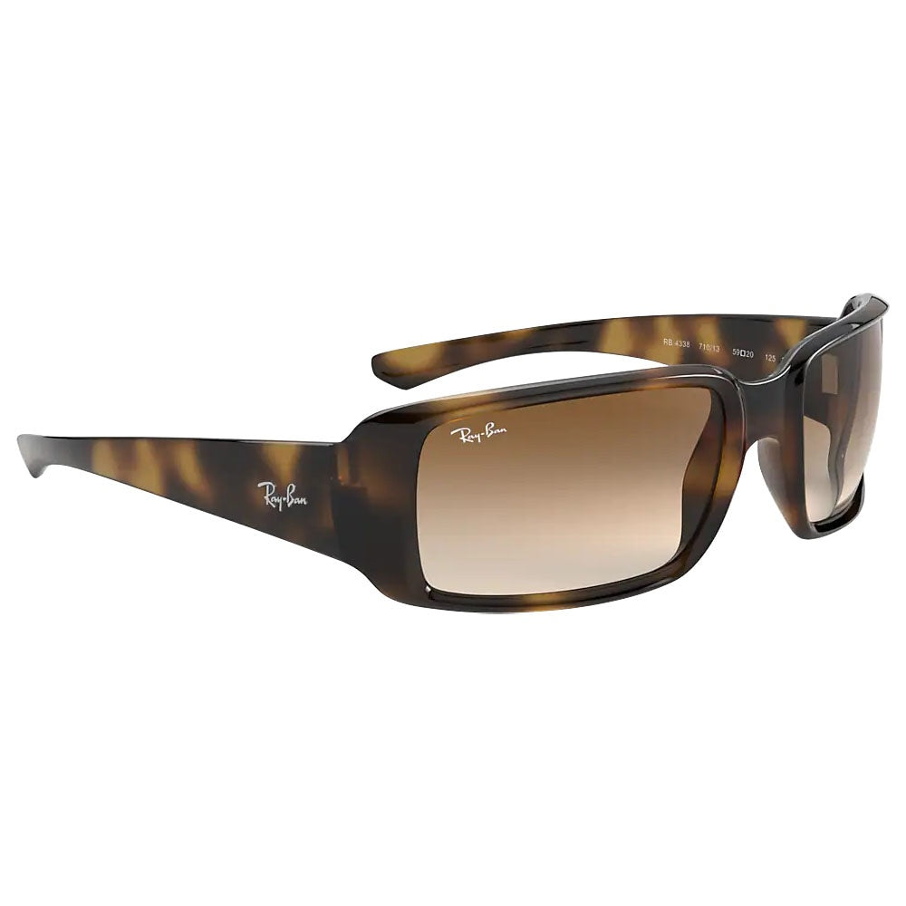 Ray-Ban Light Havana Frame w/ Brown Gradient Dark Brown Lens RB4338-710/13 additional view