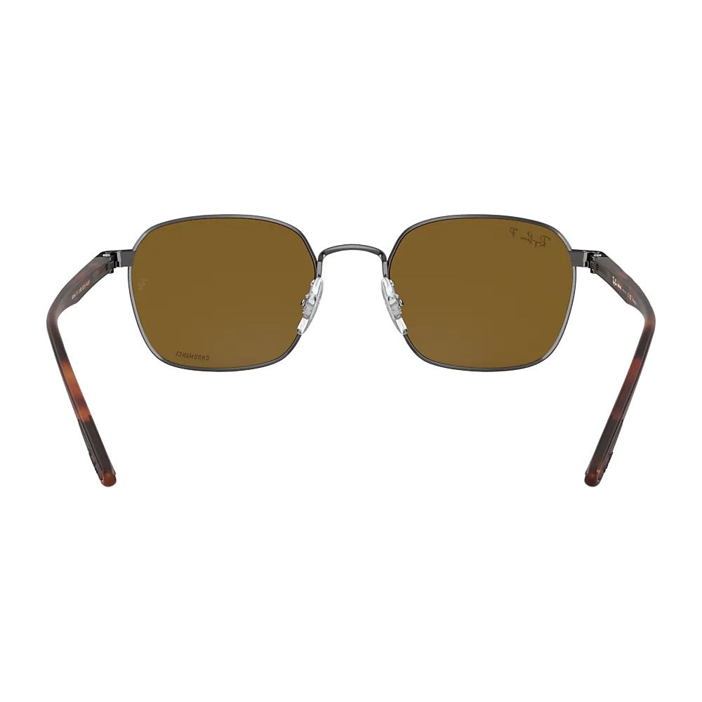 Luxottica Ray-Ban Chromance Light Brown Frame w/ Polarized Brown Lenes