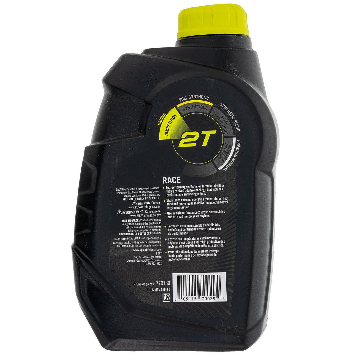 BRP XPS 2T Racing Synthetic Oil 1 Qt 9779180 alternate view