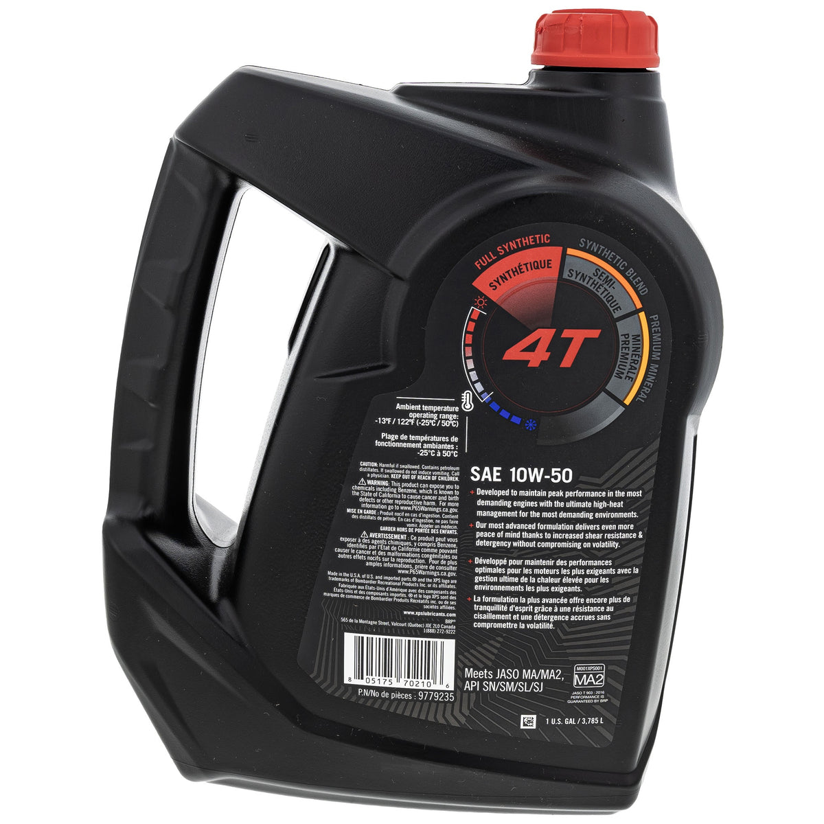 Can-Am XPS Oil 1 Gallon Jug 9779235 additional view