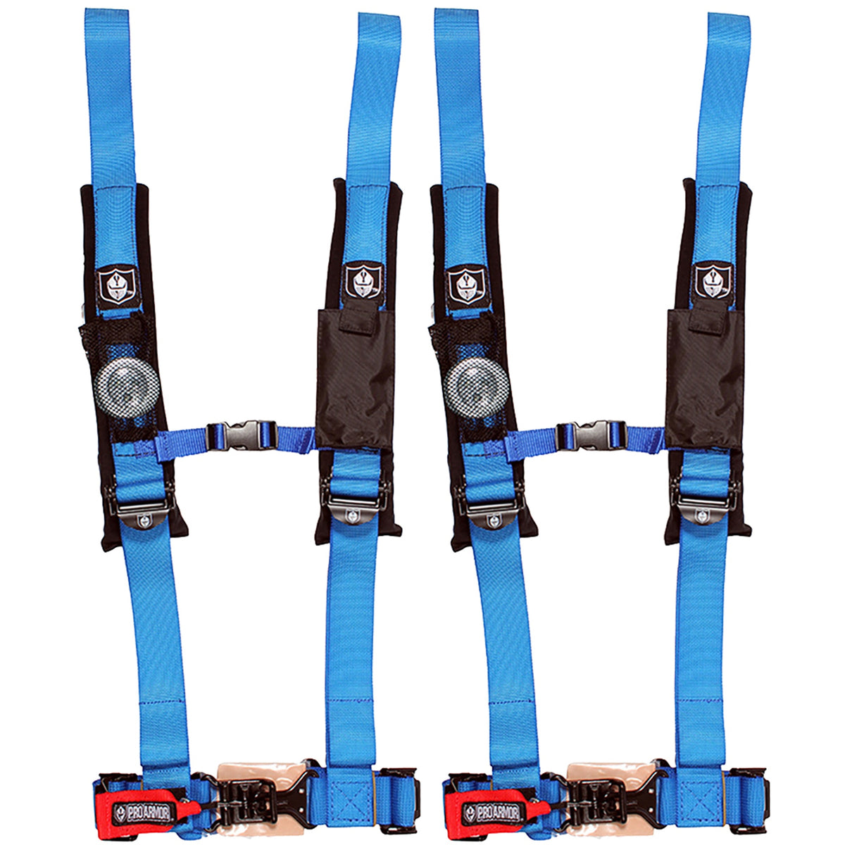 Pro Armor Blue Seat Belt 4 Point 2" Harness A114220VB