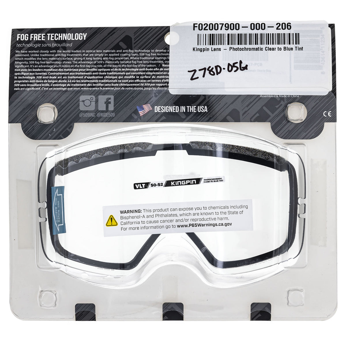 Genuine OEM 509 Kingpin Lens