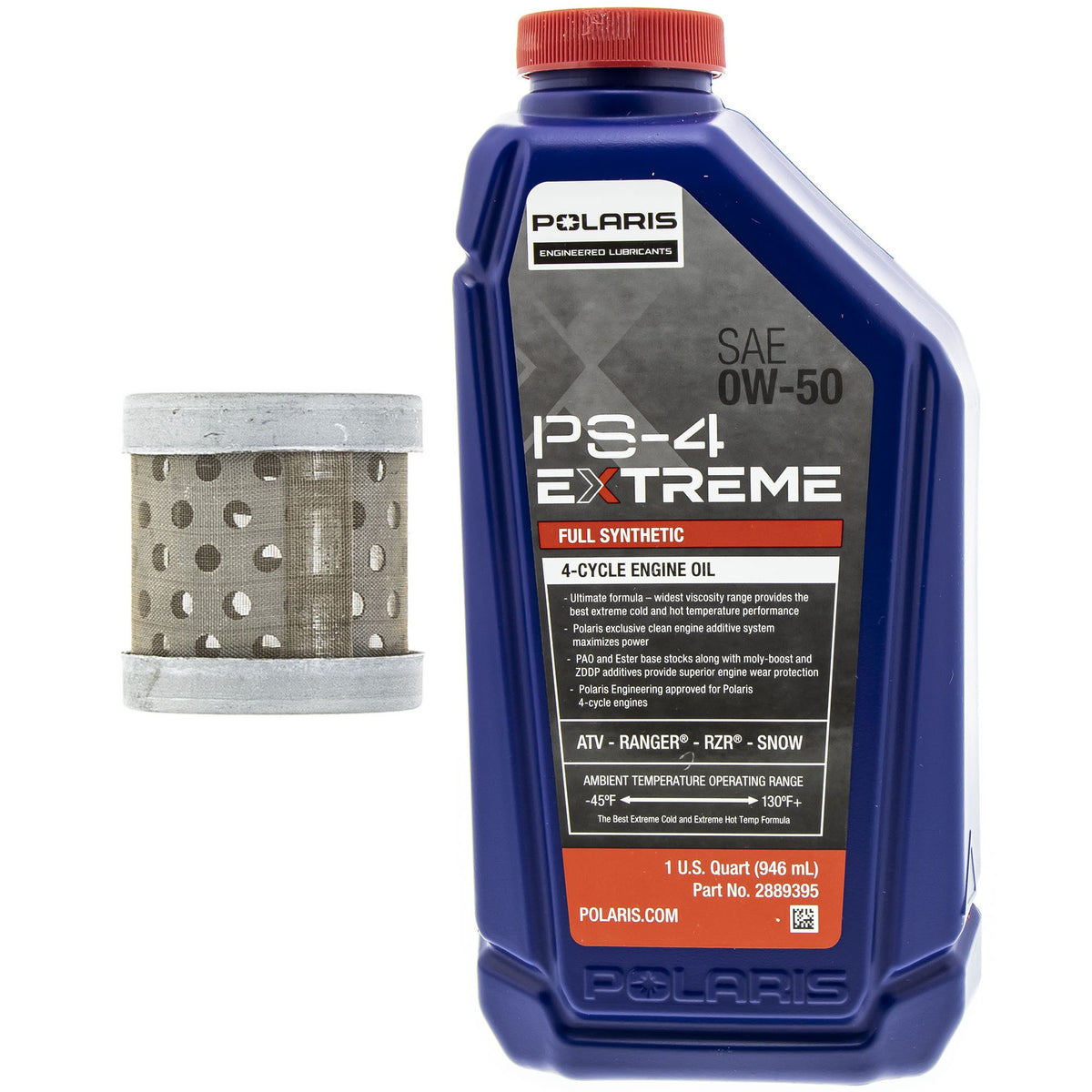 Polaris PS-4 Extreme 0W-50 Oil Change Kit FKOCK20006