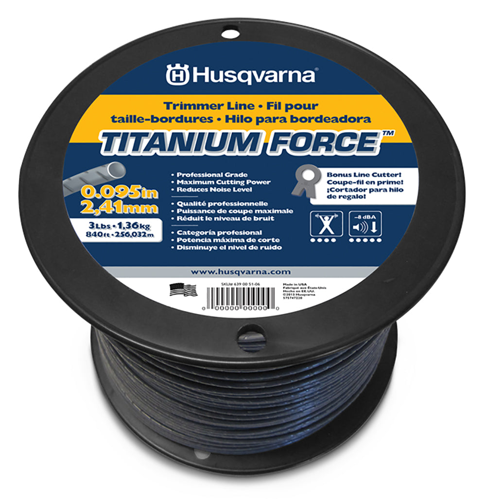 Husqvarna 639005106 Titanium Force Trim Line 531300078 639005006