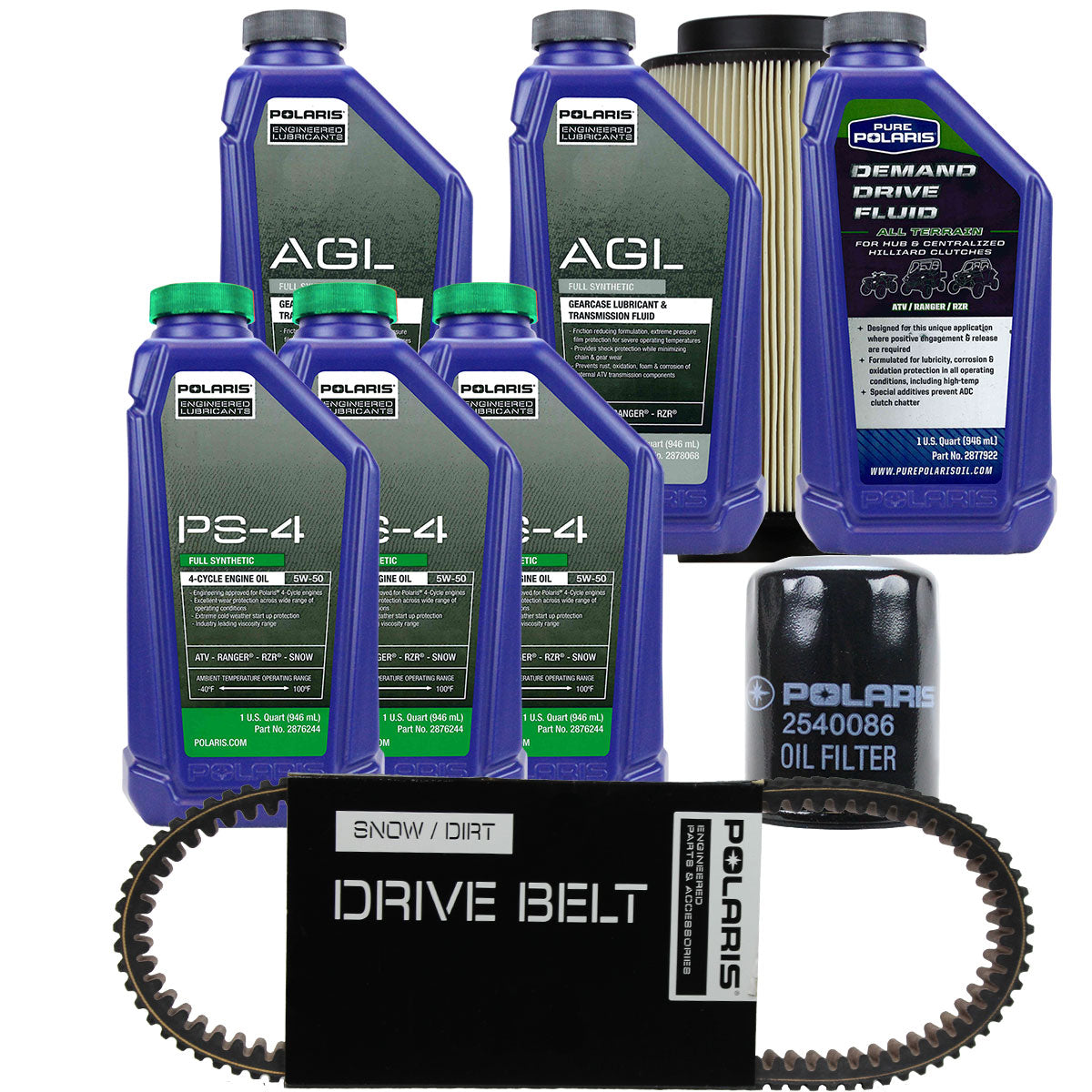 Polaris FK1004093 Full Maintenance Plus Kit RZR 1000 XP S 4 2015