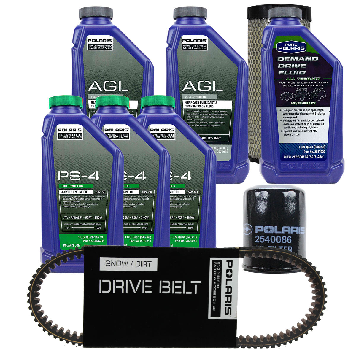 Polaris FK1004117 Full Maintenance Plus Kit RZR 1000 XP S 4 2016