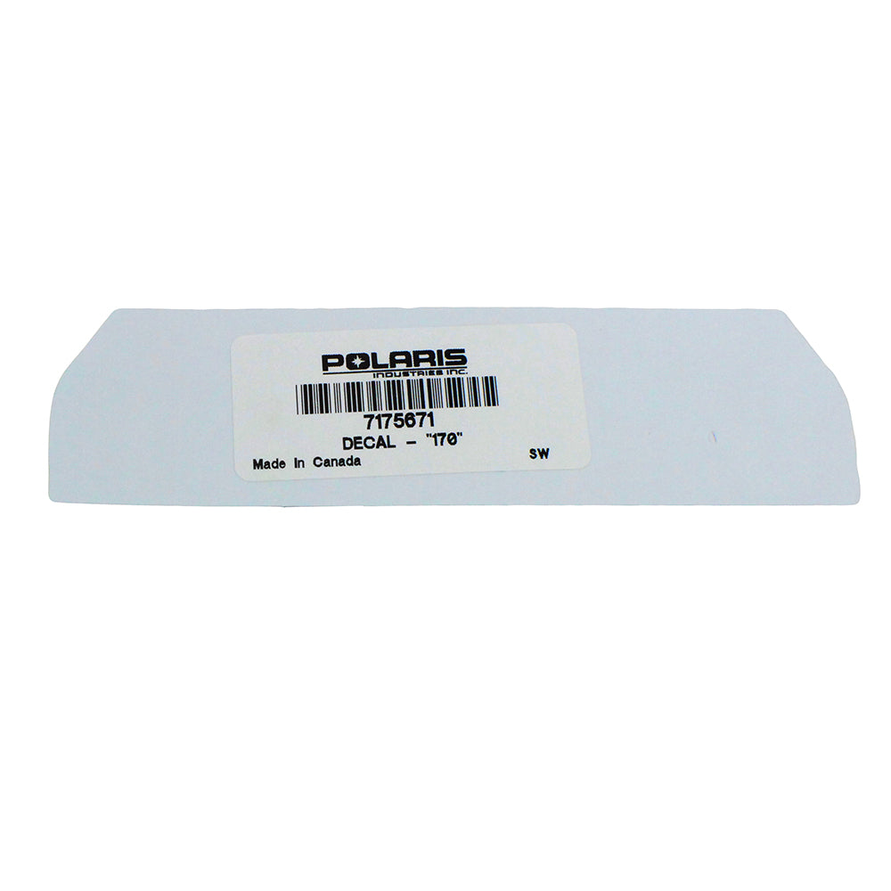 Genuine OEM Polaris Decal RZR 7175671