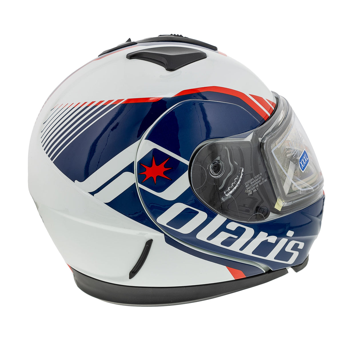 Open-box.Modular 2.0 Snowmobile Helmet AntiScratch Fog ProClip Vented DOT SDP161