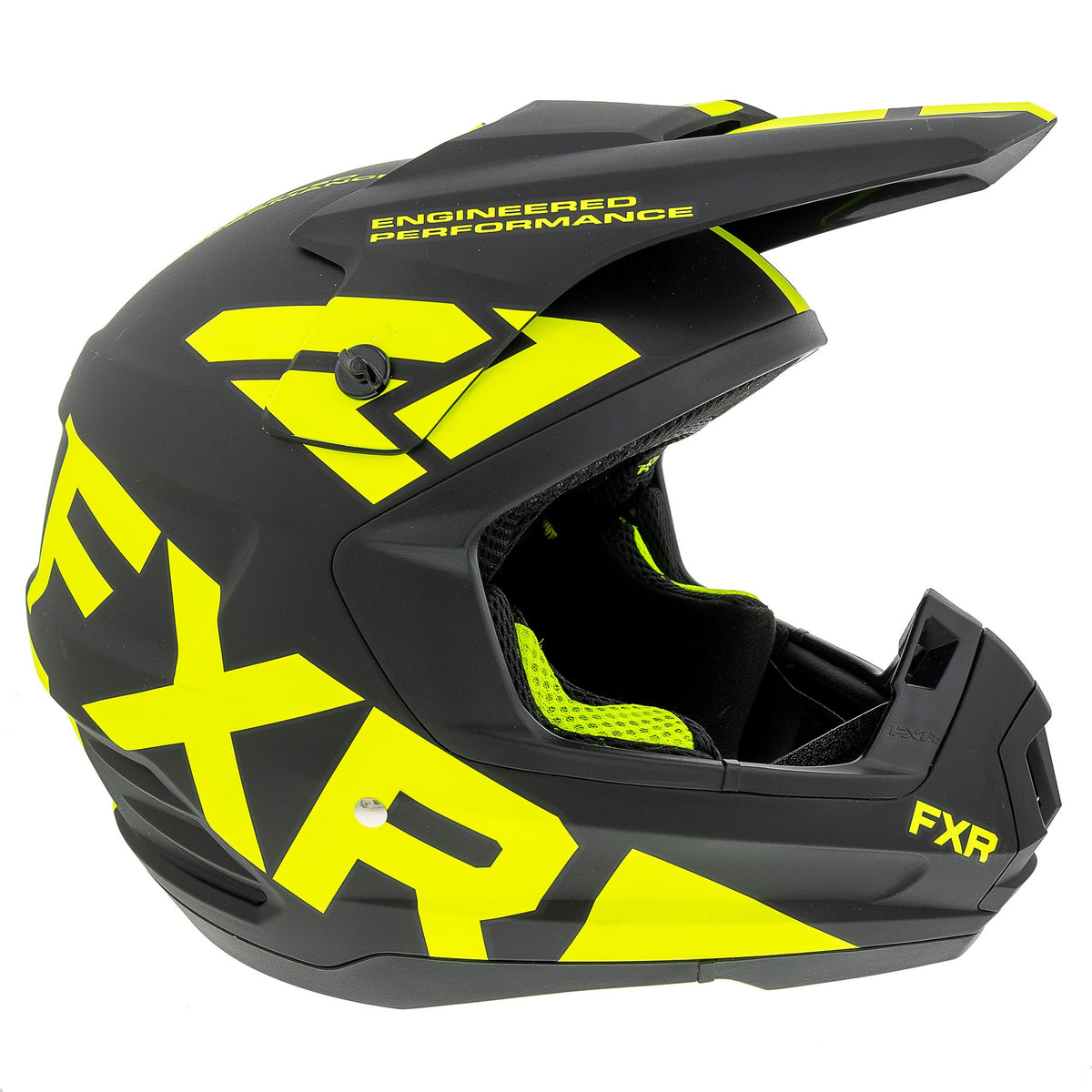 Open-box. Torque Team Helmet Lightweight Quick Release Breath Box Hi-Vis SDP164
