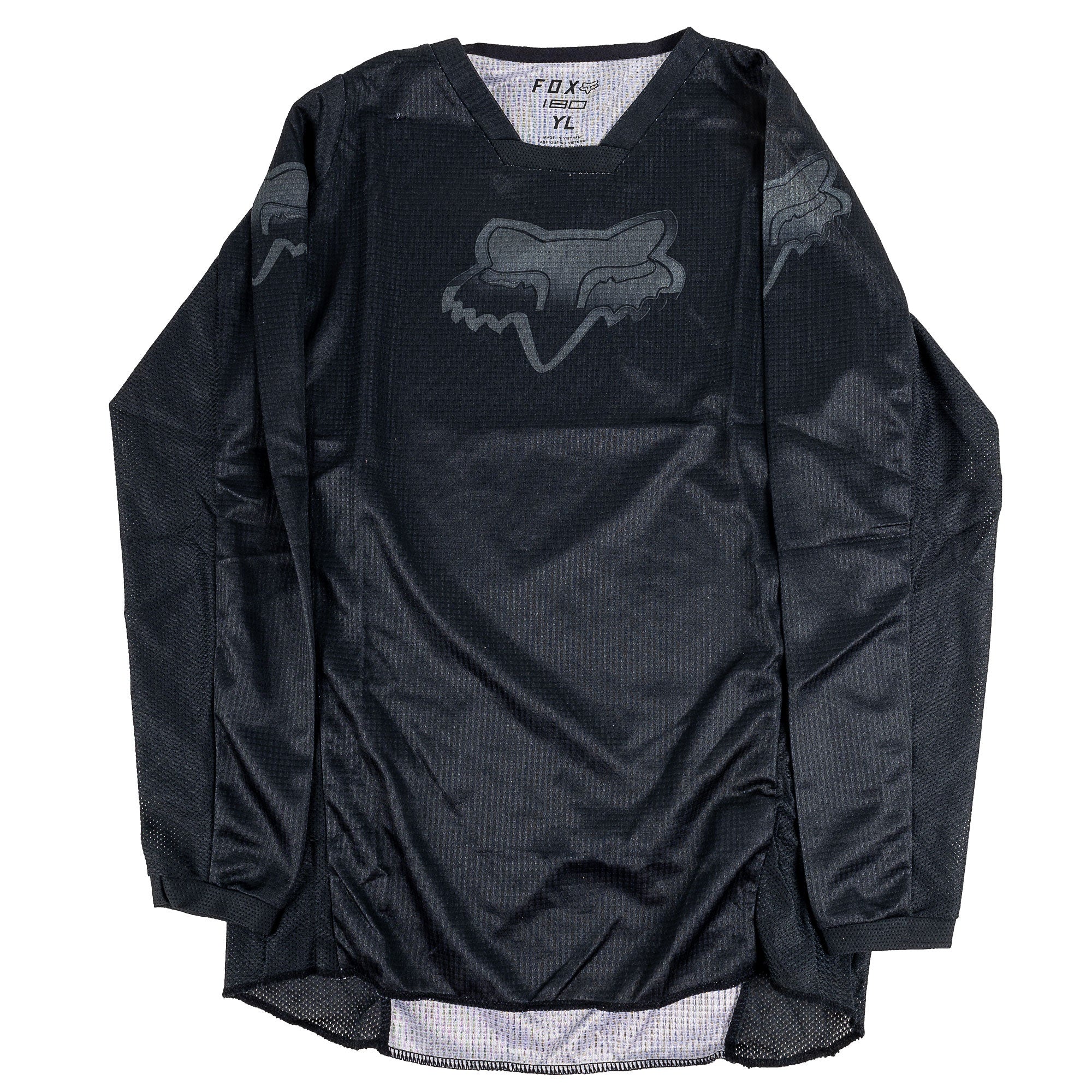 Fox Racing 29716-021-YL Youth 180 Blackout Motocross Jersey