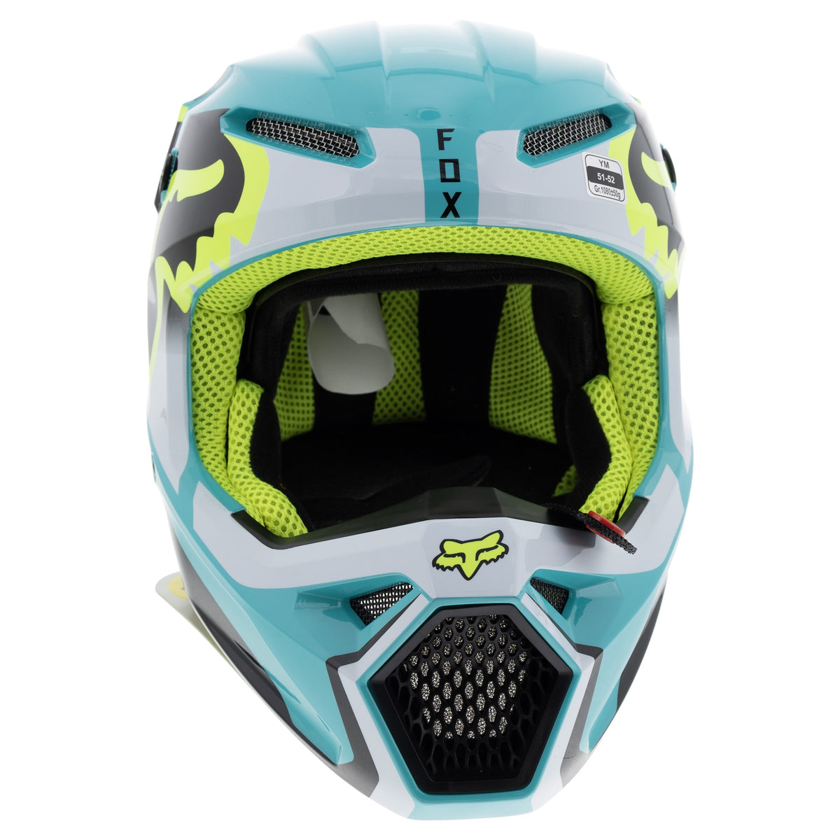 Fox Racing V1 Leed Motocross Helmet DOT/ECE 29729-176-YM