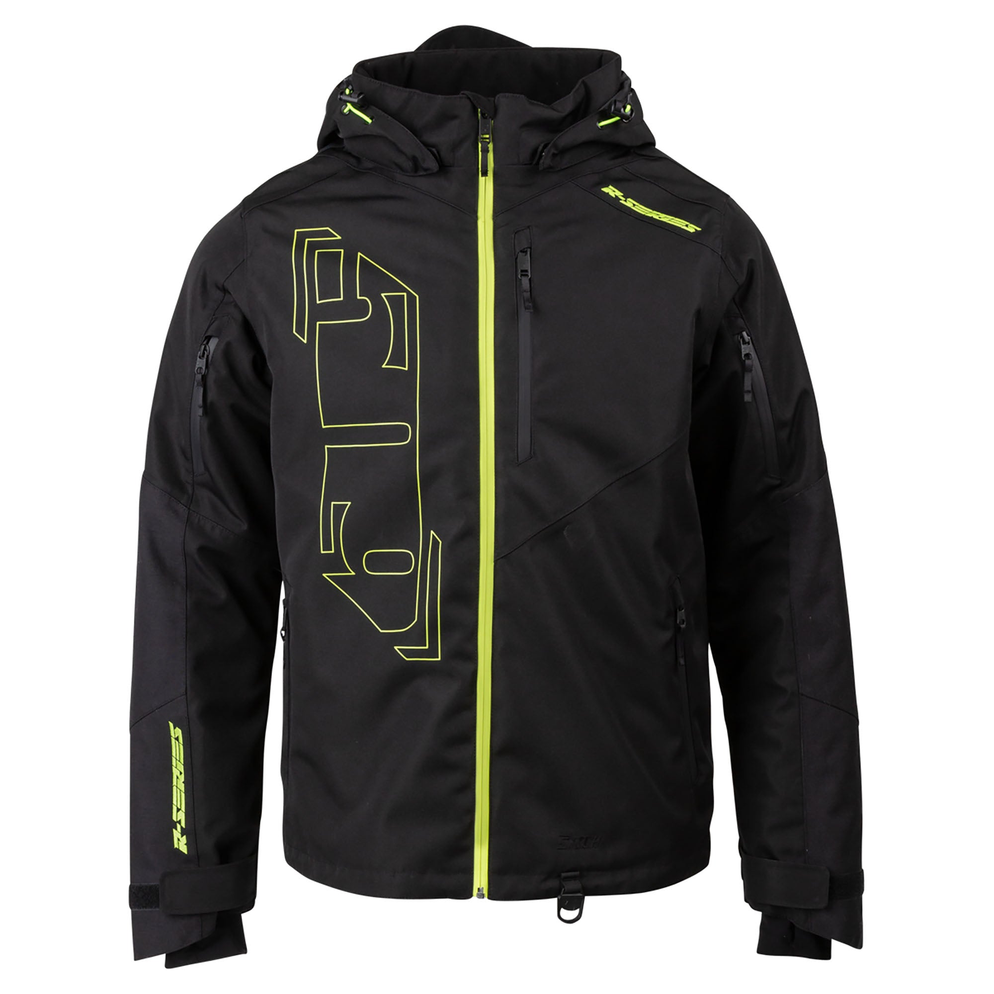 509 R-200 Crossover Snowmobile Jacket 5TECH Insulated Thinsulate Black Lime