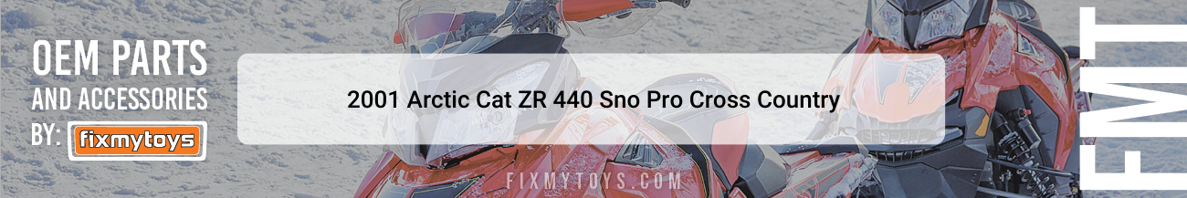 2001 Arctic Cat ZR 440 Sno-Pro Cross Country