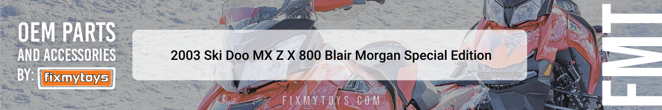 2003 Ski-Doo MX Z X 800 Blair Morgan Special Edition