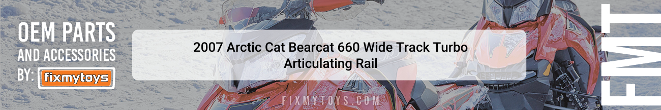 2007 Arctic Cat Bearcat 660 Wide Track Turbo Articulating Rail