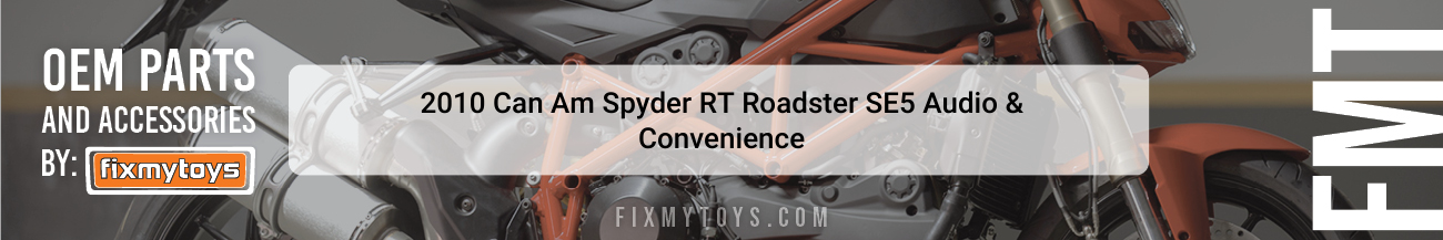 2010 Can-Am Spyder RT Roadster SE5 Audio & Convenience