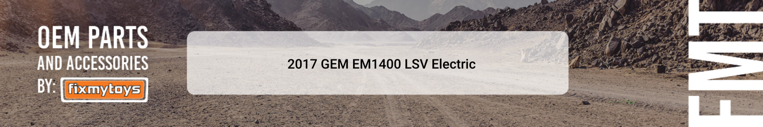 2017 GEM EM1400 LSV Electric