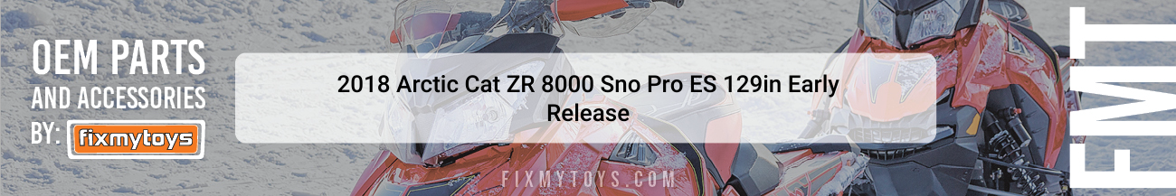 2018 Arctic Cat ZR 8000 Sno-Pro ES 129in Early Release
