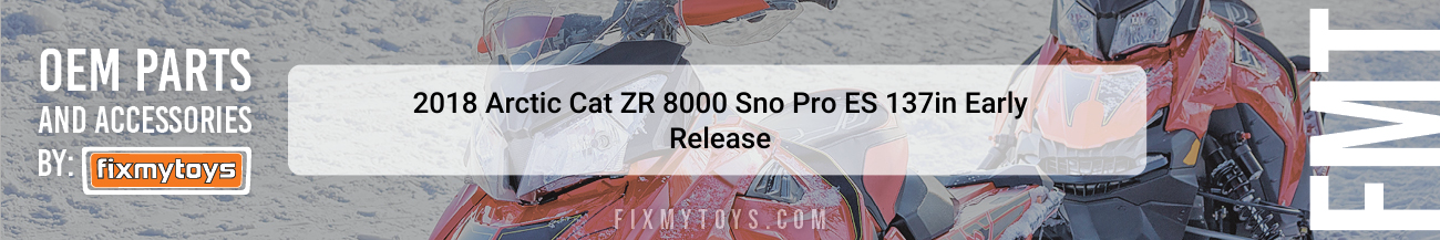 2018 Arctic Cat ZR 8000 Sno-Pro ES 137in Early Release