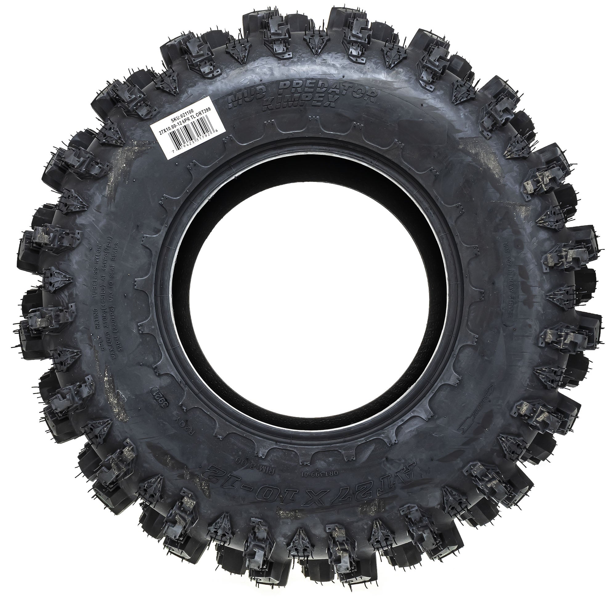 Kimpex KimpexTire 021100 Mud Predator Tire 27X10.00-12