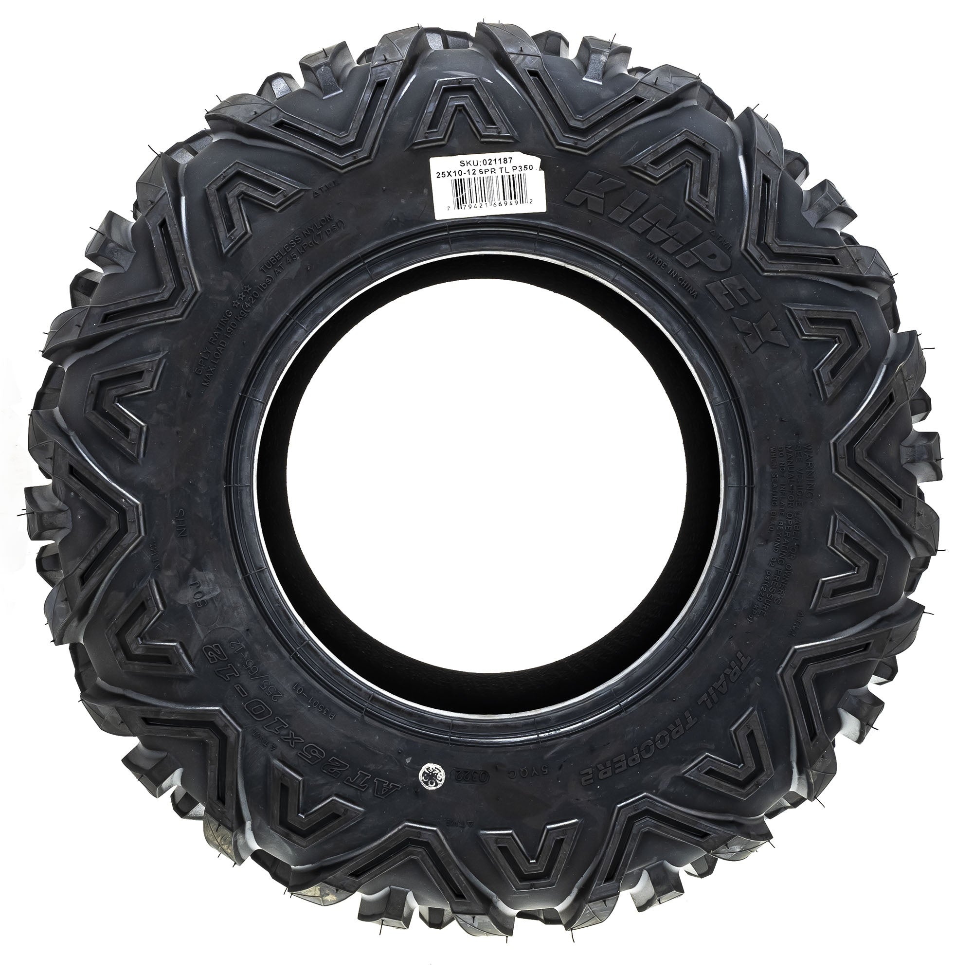 Kimpex KimpexTire 021187 Trail Trooper 2 Tire 25X10-12