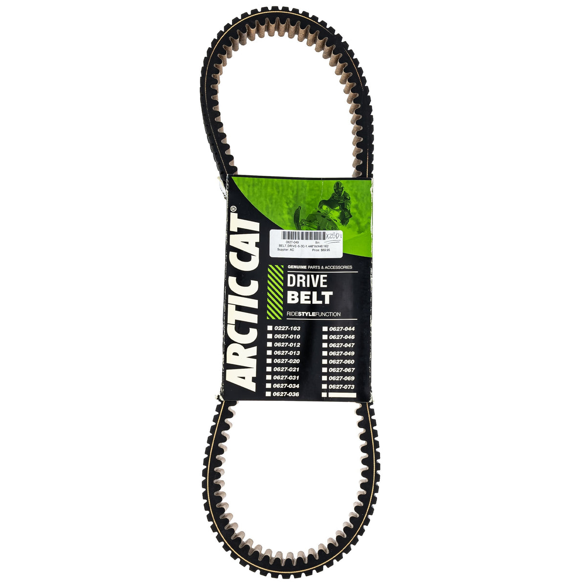 Arctic Cat 0627-049 Drive Belt  Turbo 2006-2008