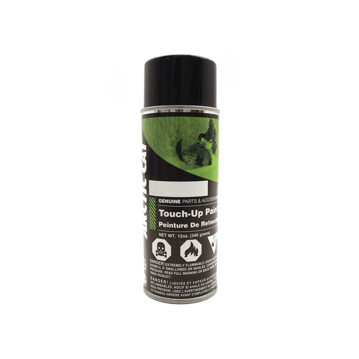 Arctic Cat 0652-024 Black Metal Touch Up Paint 12oz Panther 370 2005