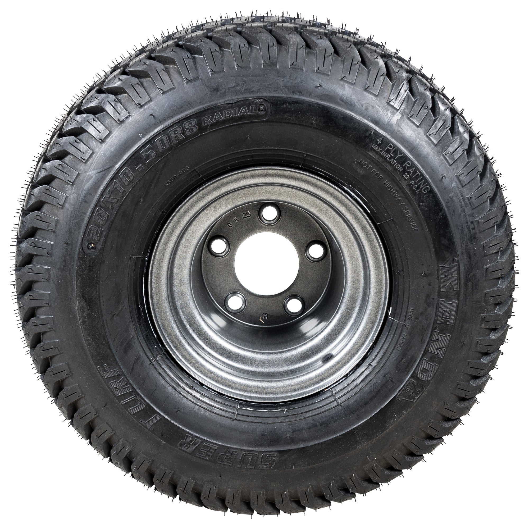 Gravely 07101205 Ariens  Wheel Tire 20X10.5 8 Radial Assembly Pro-Stance 52 60 48