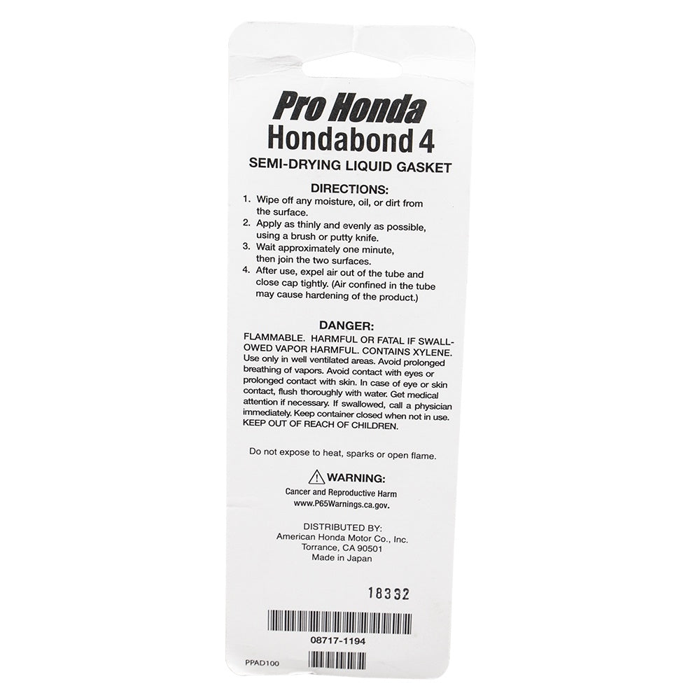 Genuine OEM Honda Liquid Gasket