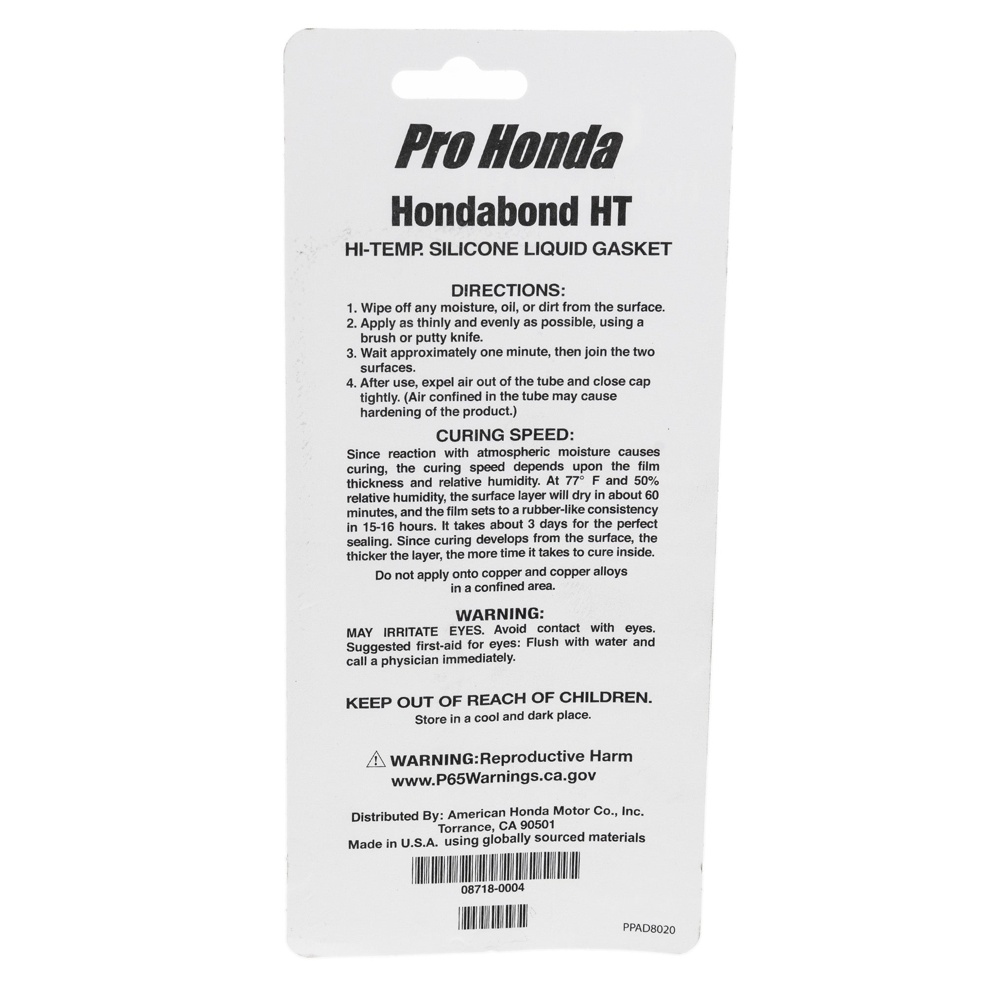 Genuine OEM Honda Hondabond