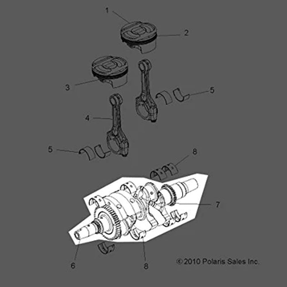 Polaris Crankcase 1205298