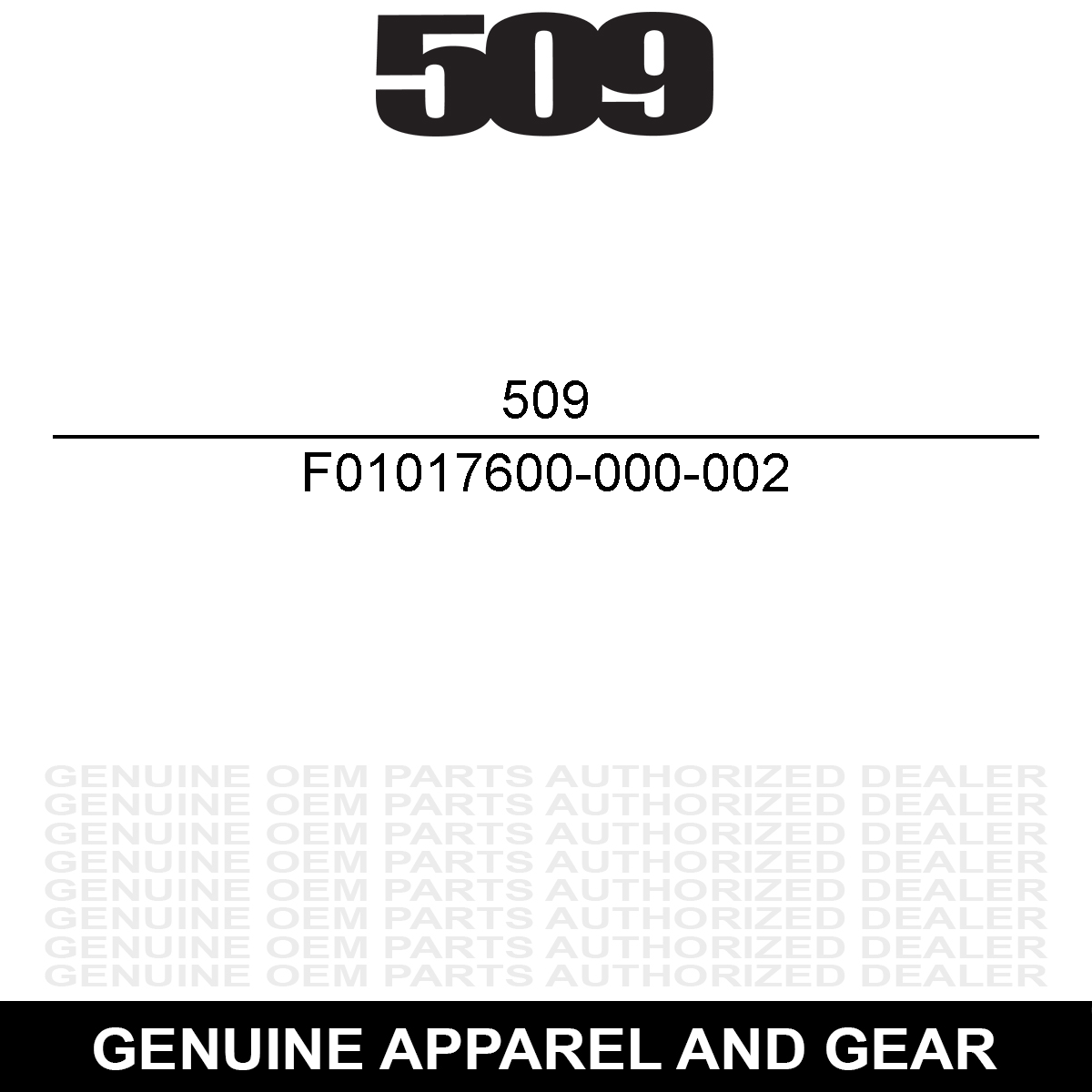 509 F01017600-000-002 Spoiler Standard Module - DV MV