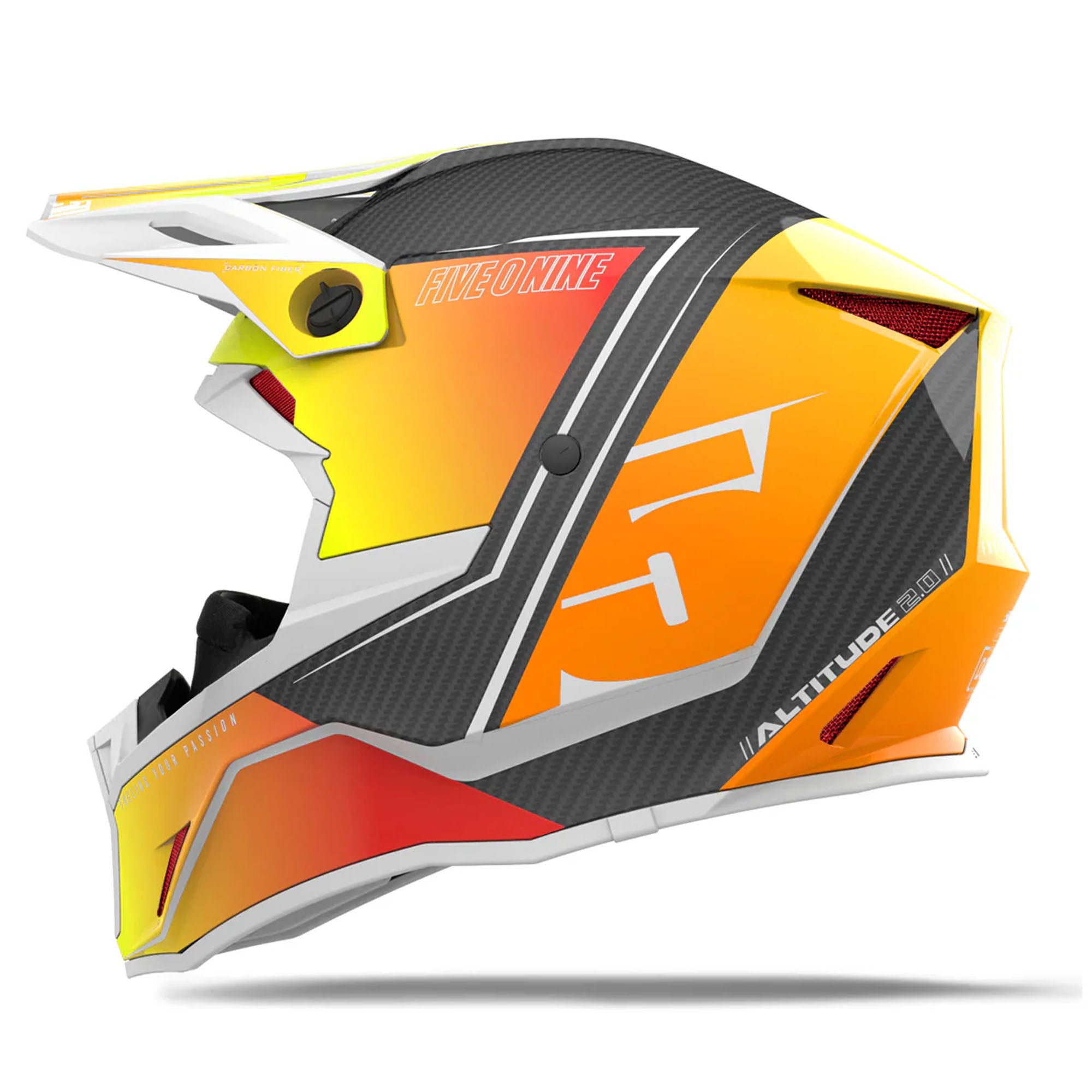 509 Altitude 2.0 Carbon Fiber Snowmobile Helmet