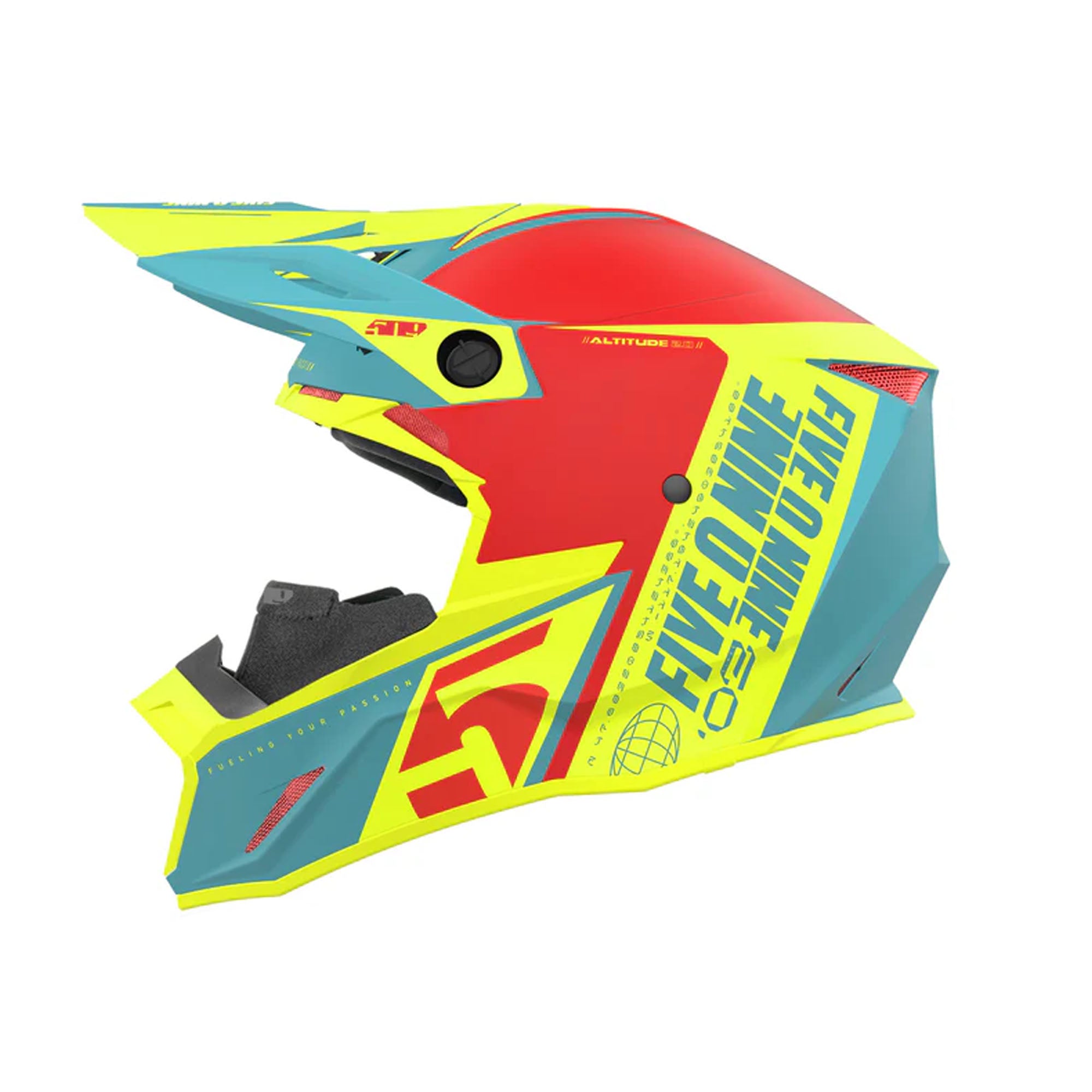 509 Altitude 2.0 Snowmobile Helmet Ultrabeast Red Unisex-Adult