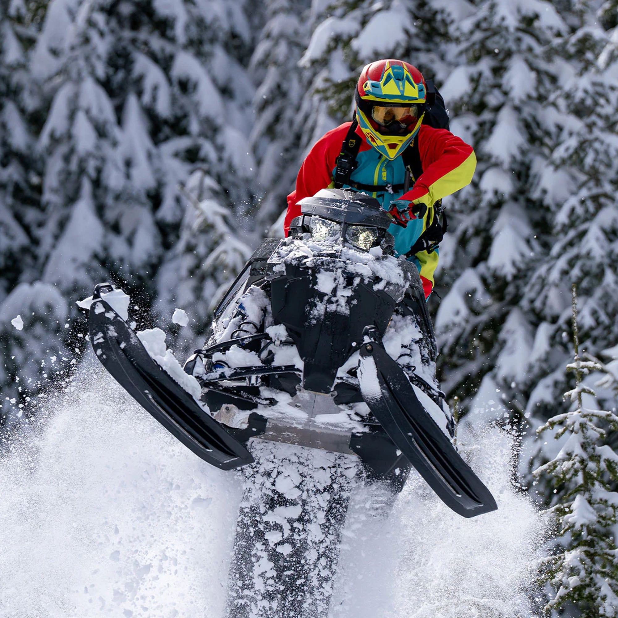 509  Altitude 2.0 Snowmobile Helmet Fidlock Lightweight Open Face Ultrabeast Red FMVSS 218