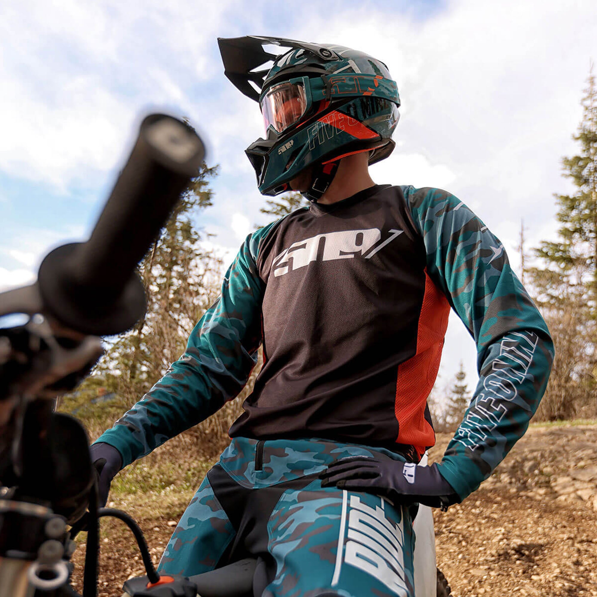 509 Altitude 2.0 Offroad Open Face Helmet Gray/Yellow Grey