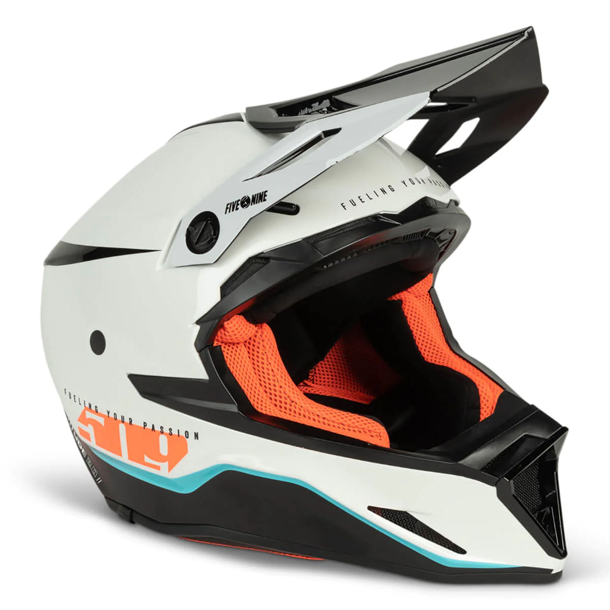 509 Altitude 2.0 Offroad Open Face Helmet Sci-Fi White