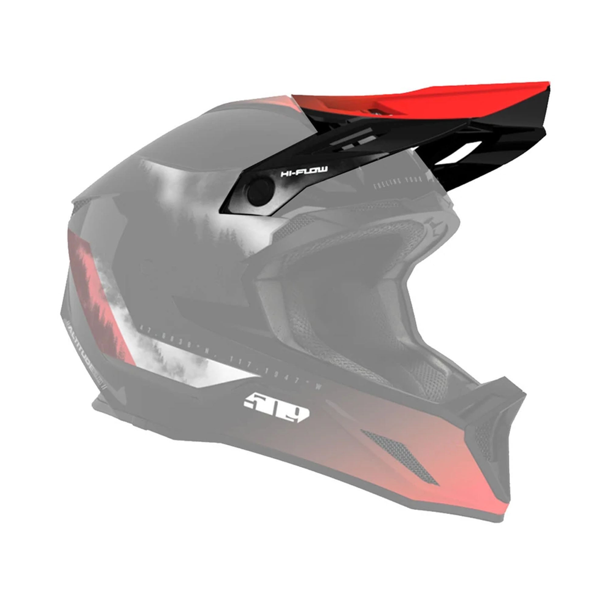 509 Visor for Altitude 2.0 Offroad Helmet