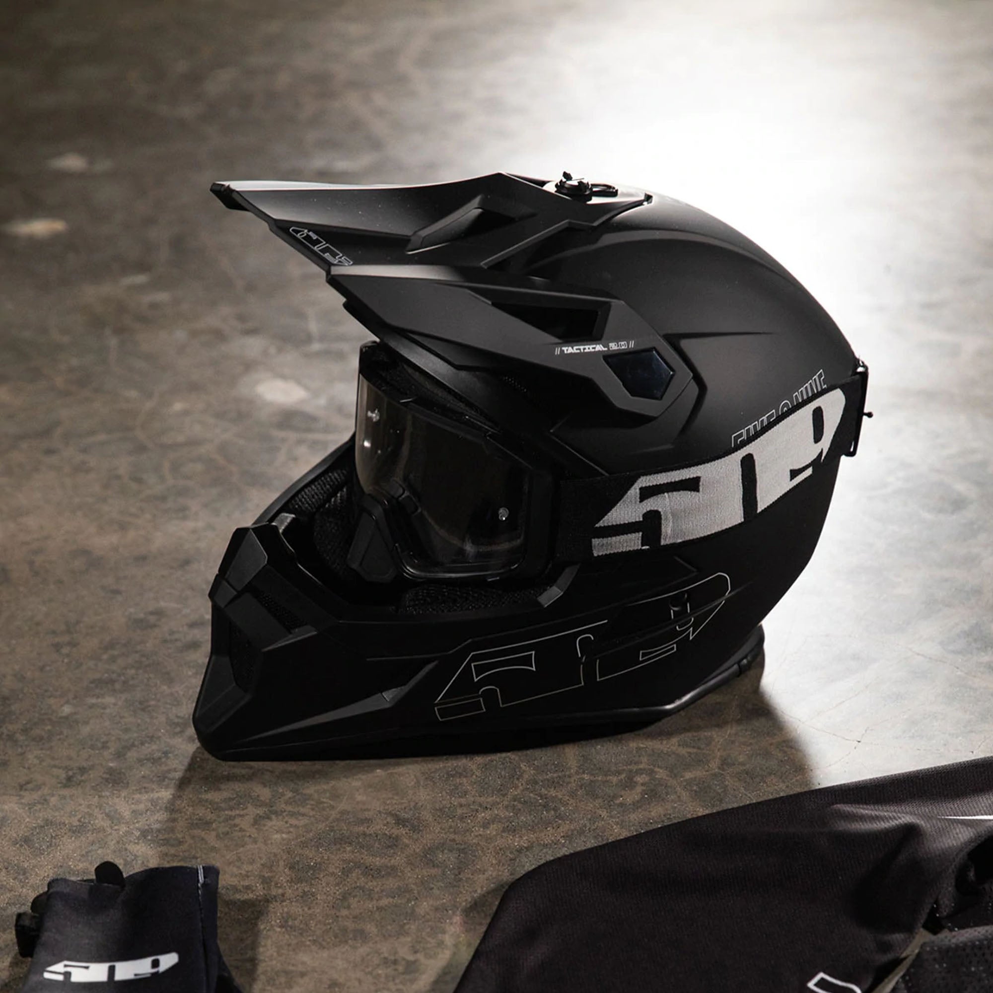 509 Tactical 2.0 Enduro Open Face Offroad Helmet Black