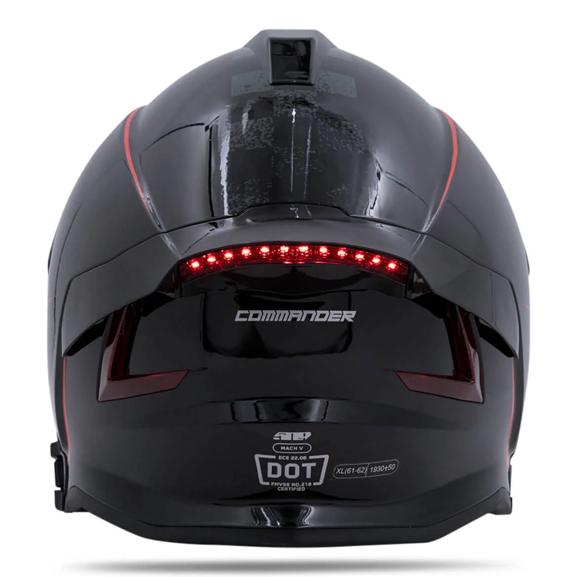 509 Mach V Commander Full Face Snowmobile Helmet Renegade Black